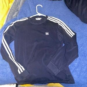 Adidas originals stripe top and leggings Small